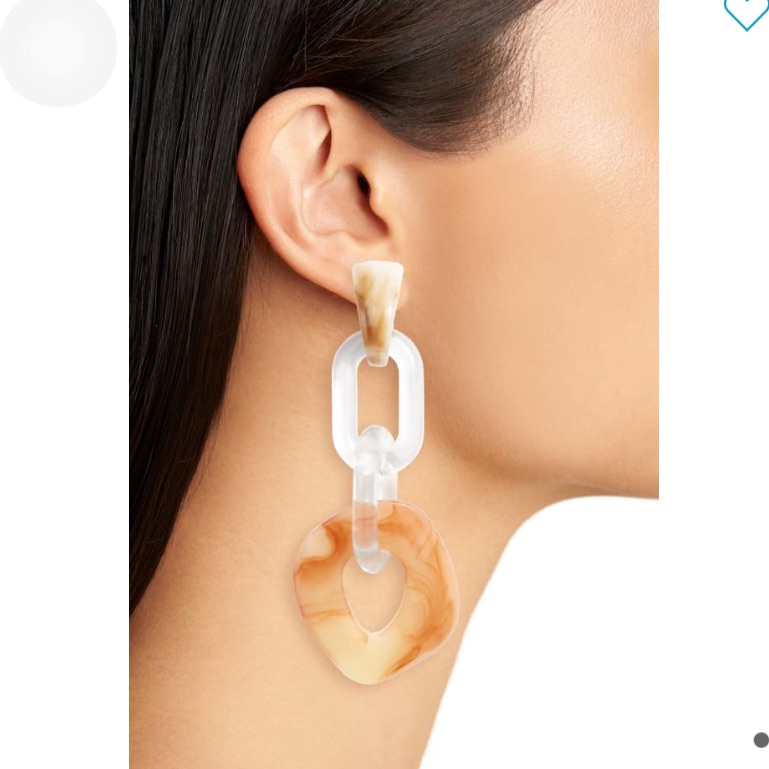 8 Other Reasons Resin Link Earrings 30$